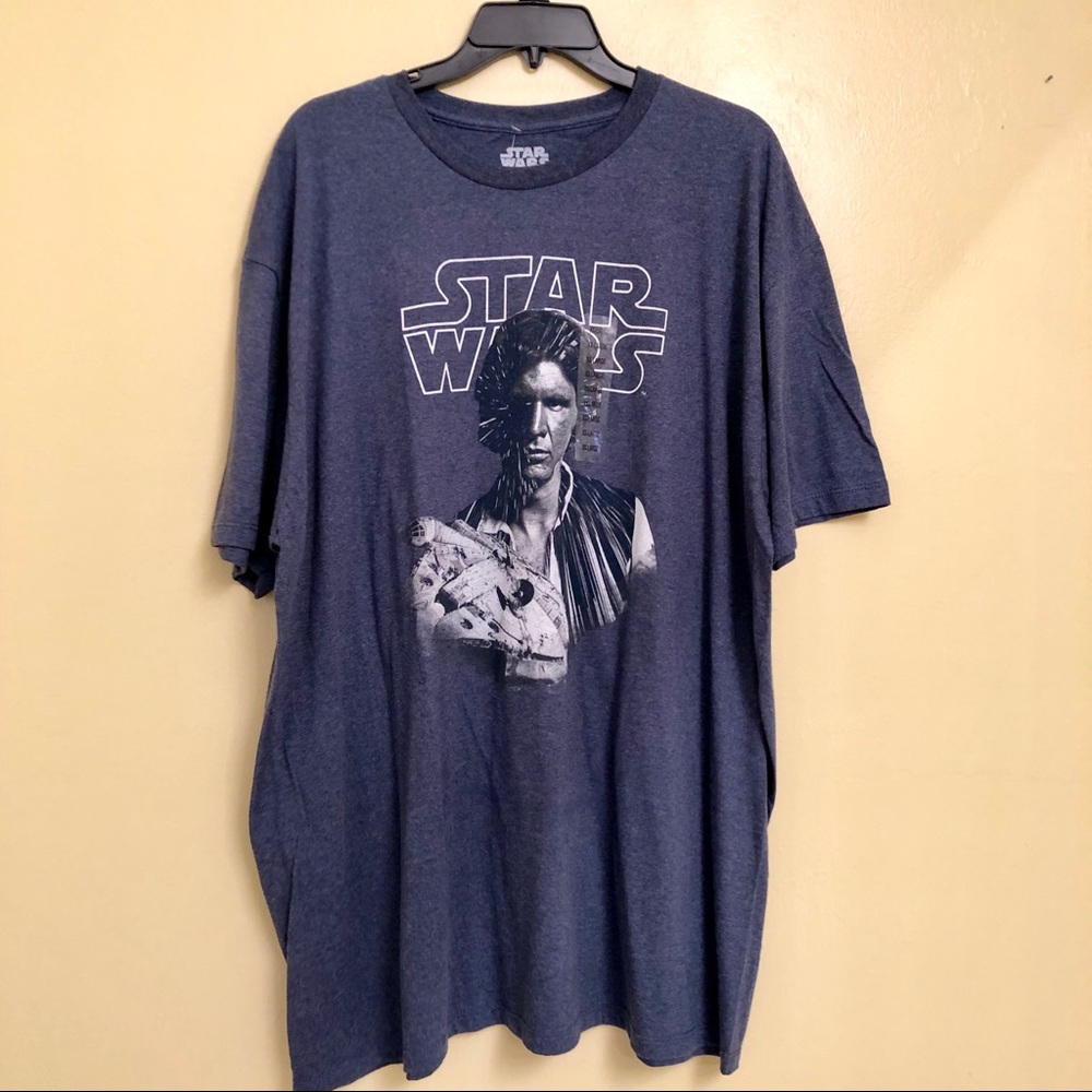 Disney Star Wars Men’s Han Solo T-Shirt XXL New - Picture 2 of 6